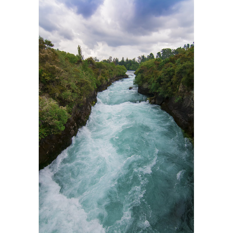 Huka Falls - Wrapped Canvas Print, 30cm H x 20cm W x 3.8cm D
