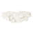 White Stone Sono Cast Root Coffee Table, With Glass