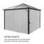 Blumfeldt Polyester Side Wall for Gazebo-104572536-104572535