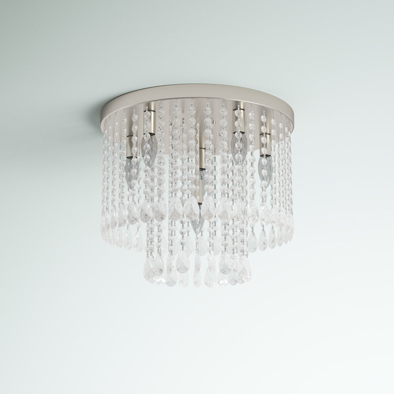 Slifer Crystal Flush Mount
