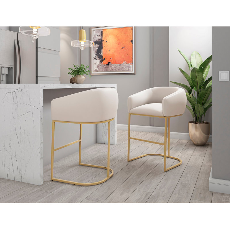 Tabouret de comptoir en métal