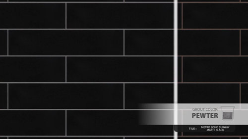 Merola Tile Metro Soho Subway Matte Black 1-3/4 x 7-3/4 Ceramic Floor and  Wall Tile - Bed Bath & Beyond - 13851554