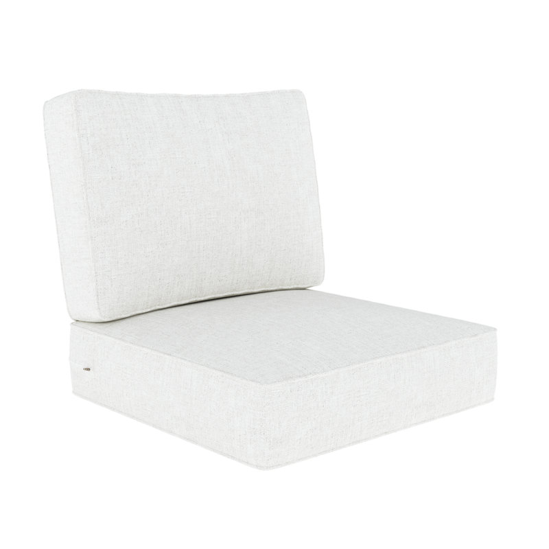 Wayfair Custom Outdoor Deep Seating Cushion With Sunbrella Fabric, Cabana Regatta Sunbrella®, 24" x 24"