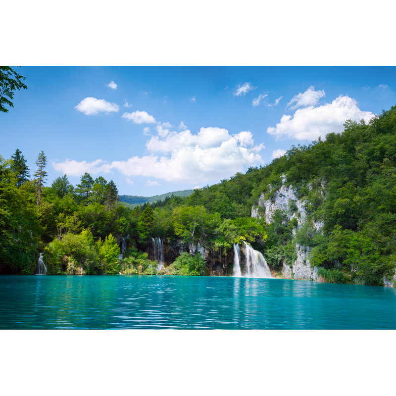 Lacs de Plitvice, en croatie par Aeduard, H 12 po x l 18 po