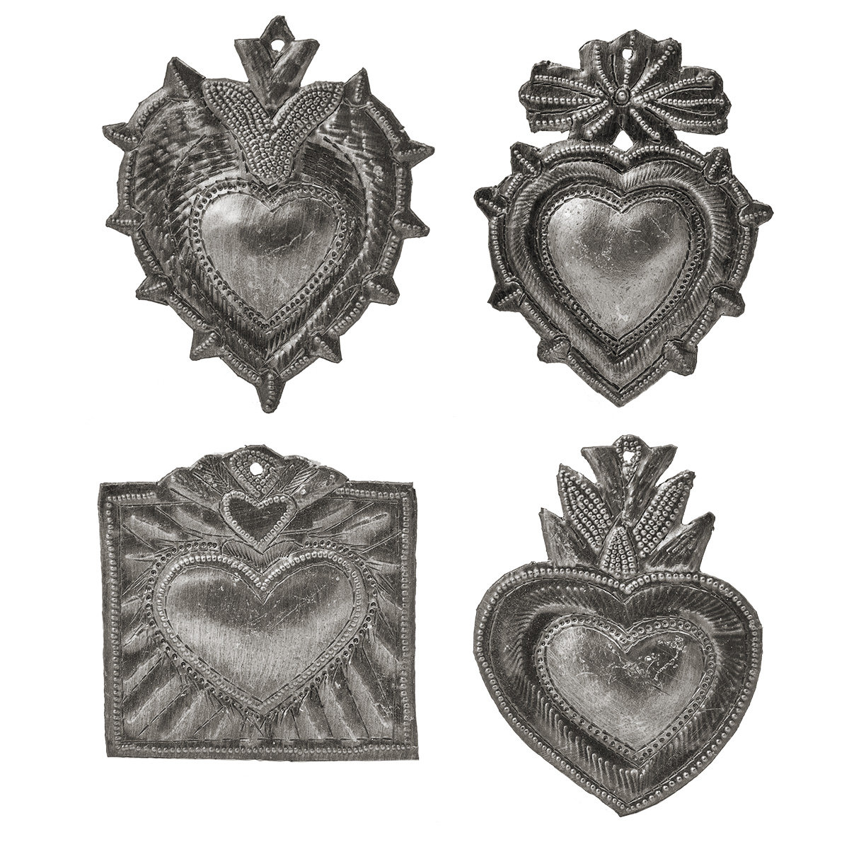 Winston Porter 4 Piece Milagro Hearts Wall Décor Set