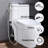 Bathroom Bidet Toilet - Handheld Rust Hygiene Enhancement Silver Spray Adjustable Corrosion Metal