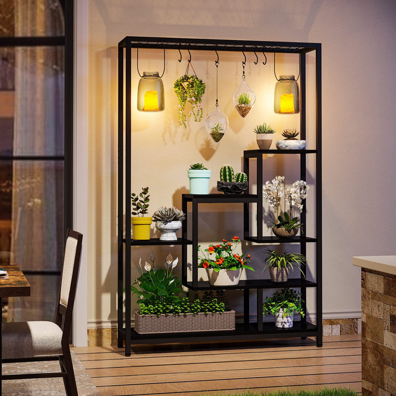 Mahala Plant Stand, Black
