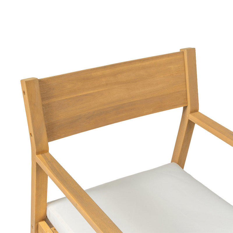 Ensemble de table de salle à manger pour 6 personnes, Teck clair