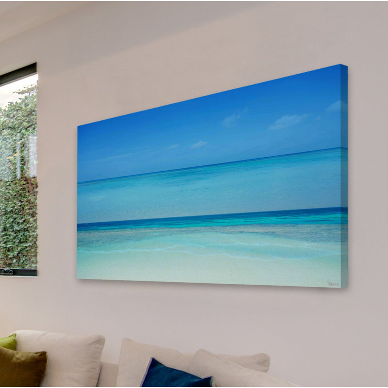 " Clear Blue " by Parvez Taj, 6" H x 12" W x 1.5" D