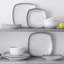 Service de table carré 12 pièces Noritake Colorscapes Layers, service pour 4-64808858