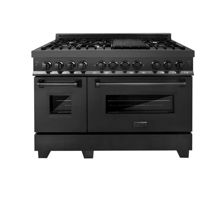 ZLINE 48" 6.0 cu. ft. Dual Fuel Range with Gas Stove and Electric Oven