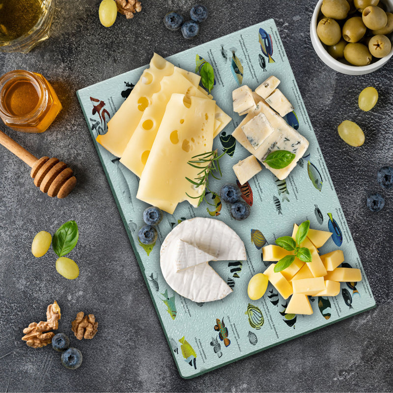 Planche à découper en verre trempé Ambesonne
