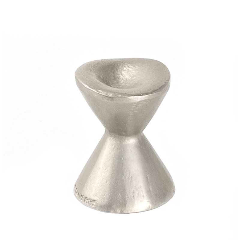 Forged 2 Conical Knob, Satin Nickel, 1.25" H x 1.25" W x 1.5" D