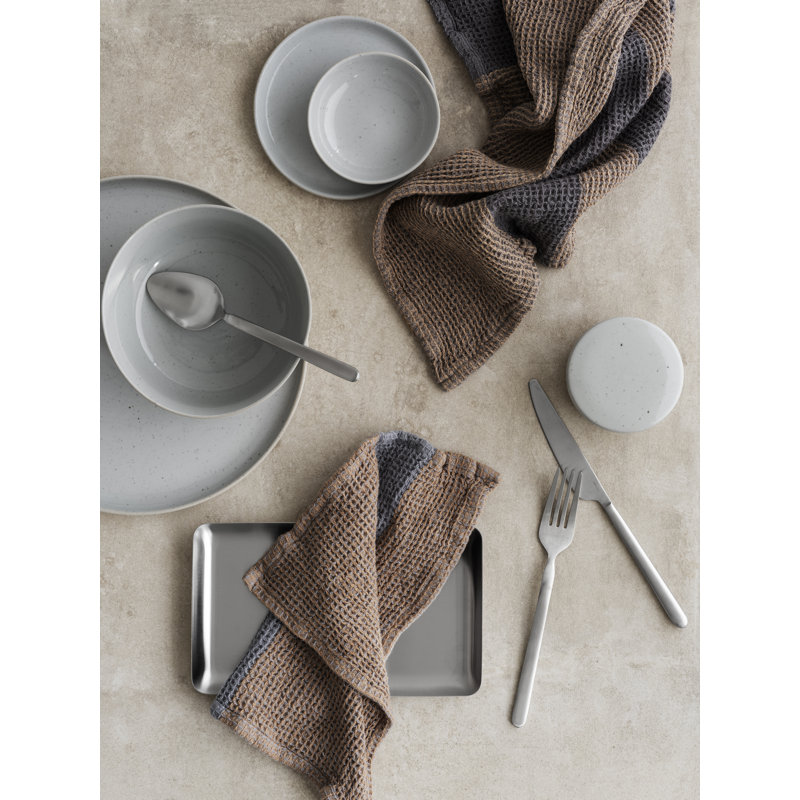 Stella Matte Stainless Steel 16-Piece Flatware Set