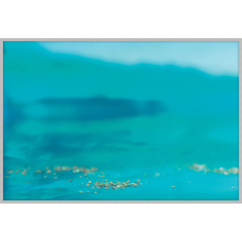In The Deep Cerulean 1 Print, 15.25" H x 21.25" W