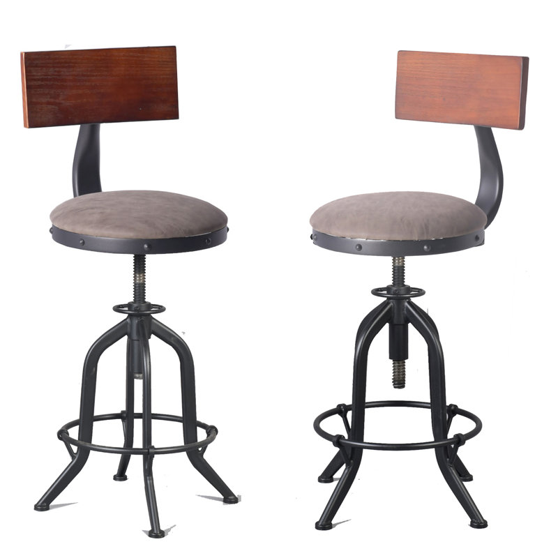 Tabouret pivotant à hauteur réglable Jasyia