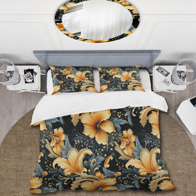 Ensemble de housse de couette à motif cachemire rétro Vintage Elegance III