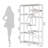 Bookshelf Industrial 5 Tier Etagere Bookcase With 9-Open Storage Shelf For Living Room, Bedroom-1257948979