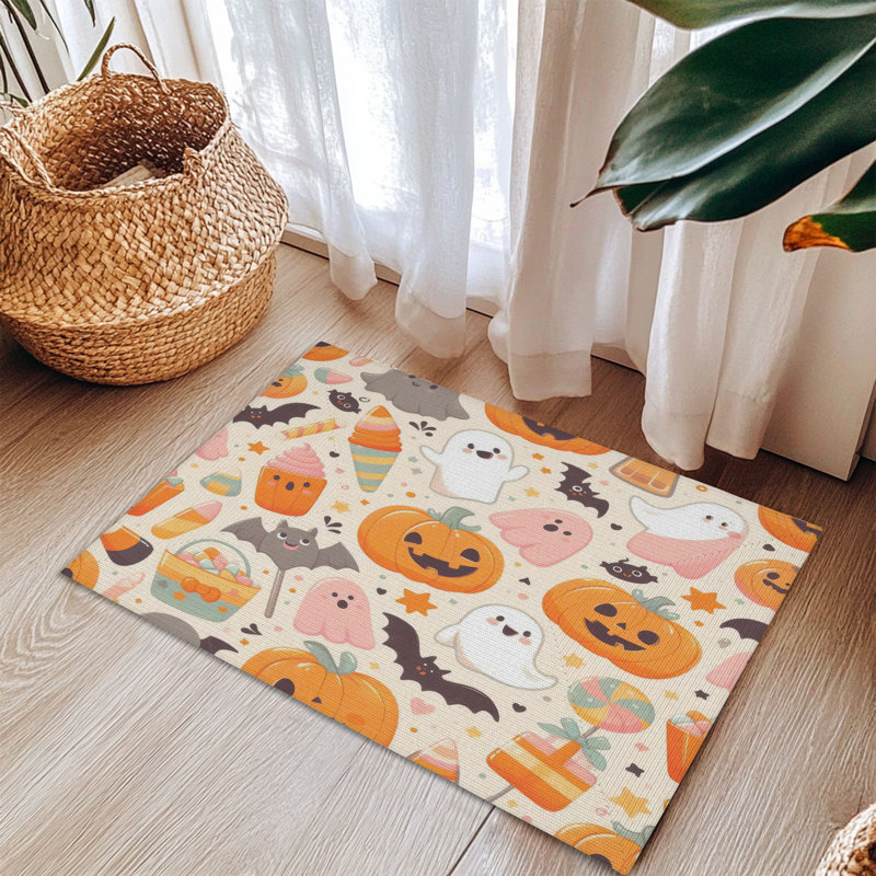 Tapis Pastel Ghoulish Charm, Rectangulaire 3 pi x 5 pi