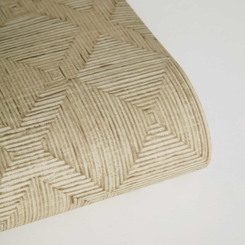 Papier peint adhésif Hoffmann par Jeremiah Brent, Beige