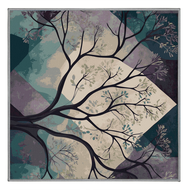 Starlight Vines Rug, Square 8'