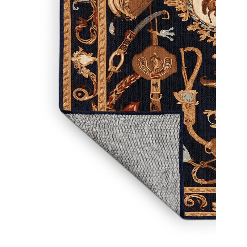 Tapis mauve lavable à la machine, Carré 3 pi