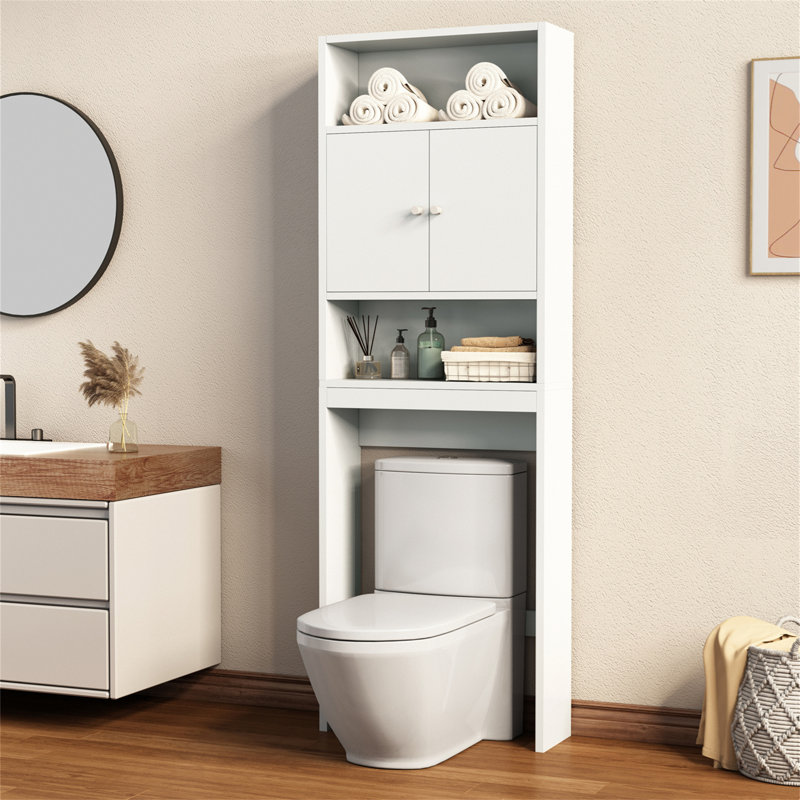 Rangement autoportant au-dessus de la toilette