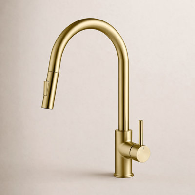 Circular Pull-Down Kitchen Faucet
