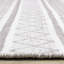 Didieu crème rayé recyclé P.E.T. Tapis de salon-1255736813
