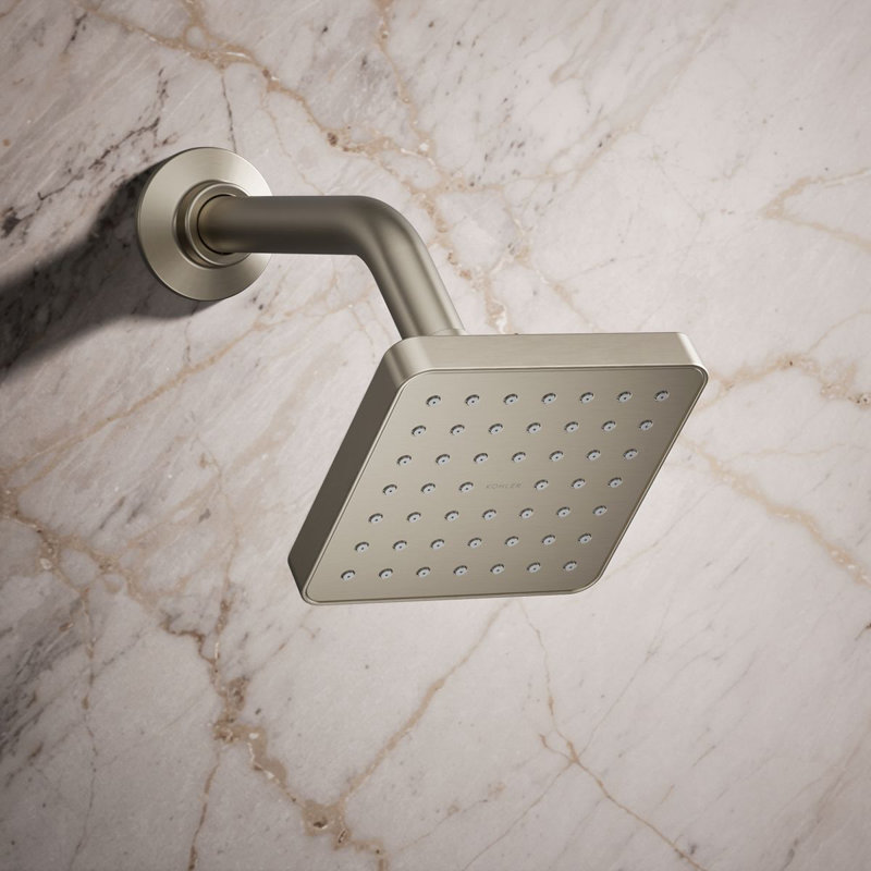 Venza Single-Function Showerhead, 1.5 Gpm, Brushed Nickel