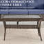 Canapé modulaire d'extérieur en osier PE avec coussins avec repose-pieds Serita Trym-1820418616