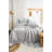 Light Grey Double Bedspread Set (3 Pieces), 100% Cotton Jacquard | Bedspread, Pillowcases: 19.7 x 27.6 inches | Machine Washable, Soft & Durable, Perfect for Cozy Bedrooms, Elegant Design-118046056