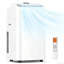 Climatiseur portatif 14 000 BTU (10 000 BTU SACC), 700 Sq. Pi. Unité CA 45dB silencieuse écoénergétique, refroidissement sans drainage avec mode sec, modes veille et télécommande pour appartements et chambres à coucher-88130139
