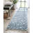 Jaosinho Geometric Machine Braided Rectangular 5'3" x 7'3" Polypropylene Area Rug in Blue-150968668