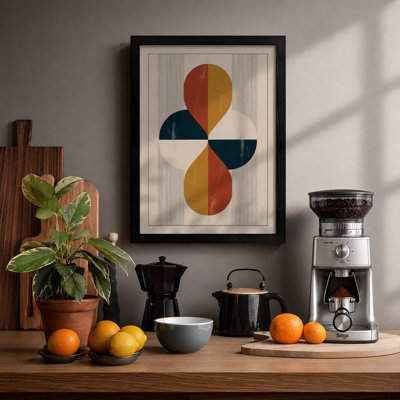 Colour Forms Geometric - Framed Print