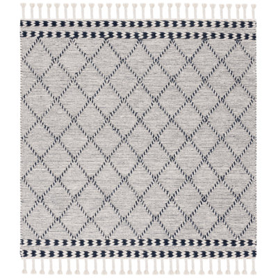 Dessiree Hand Woven Wool And Cotton Geometric Rug