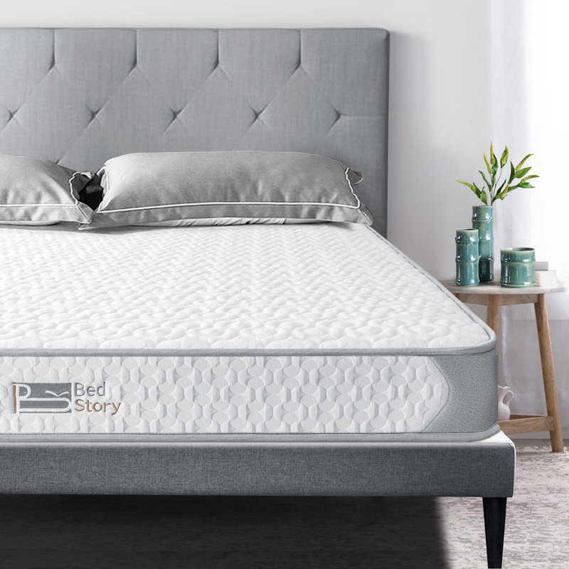 Bedstory 14cm Hybrid Mattress with Bonnell Coil & Charcoal-Infused Foam