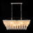 Khennedi 8-Light Crystal Kitchen Island Pendant