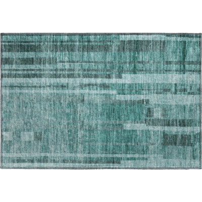 Premium Machine Washable Emerson AMF1063 Striped Rug