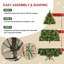 Arbre de Noël artificiel pré-éclairé avec lumières DEL-610436645