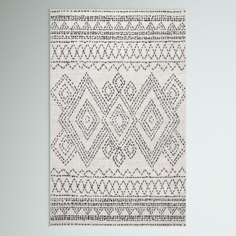 Vienna Moroccan Area Rug for Living Room Bedroom Dining Room Kitchen, Rectangle 5' x 8'