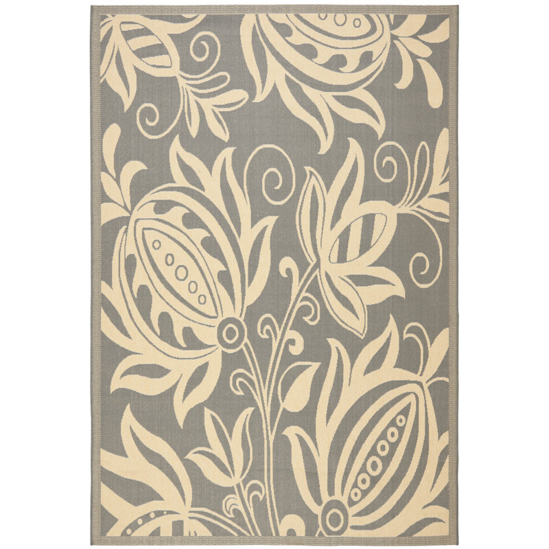 Herefordshire Performance Floral Indoor/Outdoor Area Rug, Rectangle 8' x 11'