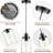 Quantrell 3 - Light Matte Black LED Kitchen Island Pendant