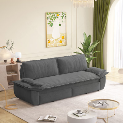 Modern 3-In-1 Convertible Sleeper Sofa Bed