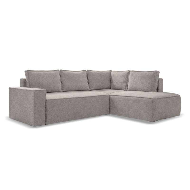 Brave Dave 6 Seater Corner Sofa , Salt/Pepper
