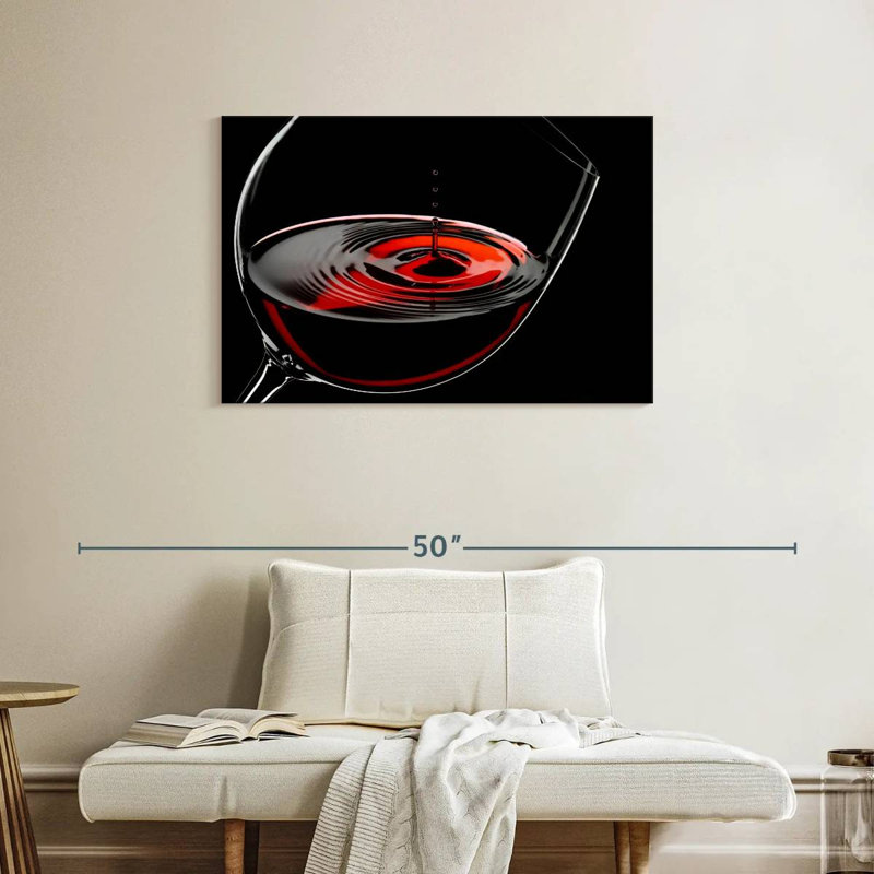 Yarlin Aromatic Red Wine, 24" H x 36" W