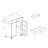White Kitchen Island Trolley With Drawer, Doors, Storage, Adjustable Shelves, Towel & Seasoning - Rolling Quality