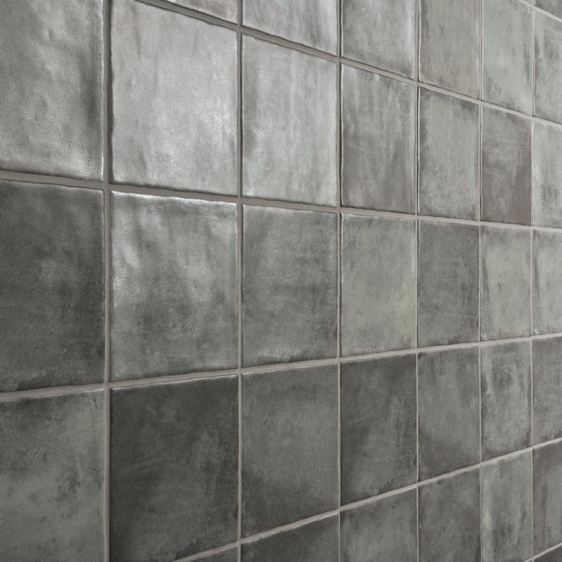 Paula Purroy Antoni 5,11 po X 5,11 po Carreau de céramique murale mat (6,02 pieds carrés / caisse), Gris colombe