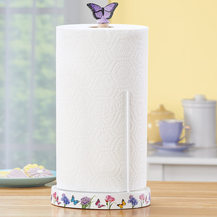 Cozee Bay Paper Towel Dispenser for Kitchen & Bathroom (White)