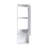 12" Bathroom Wall Cabinet, Soft Close Doors, Float Mounting Design,Glossy White,(KD-Packing)